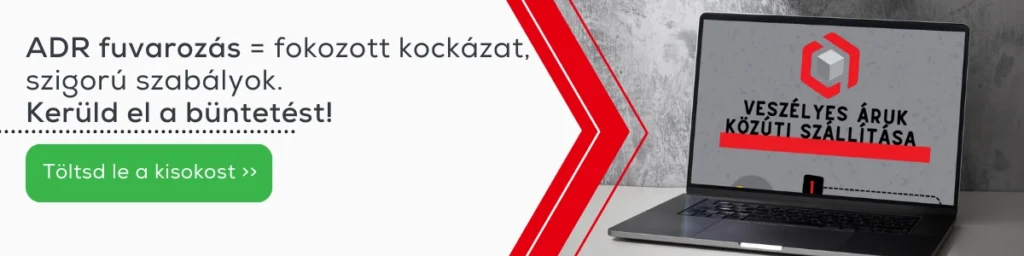 ADR kisokos a szállítmányozásban